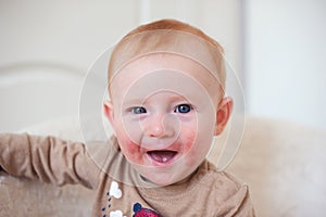 Beautiful redheaded child