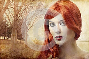 Beautiful redheaded woman, Renaissance