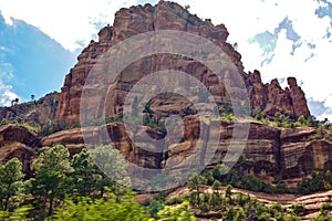 Beautiful redrock stone formation in sedona