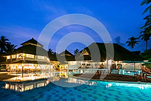 Luxury hotel resort SPA in Kenya. photo
