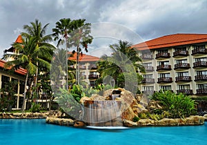Beautiful Resort poolside