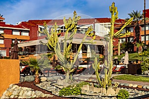 Beautiful resort in Puerto Nuevo a few kilometers from Rosarito in the Baja California of Mexico.