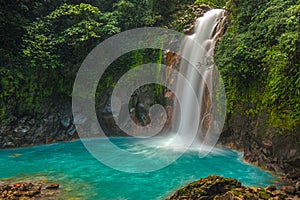 Beautiful Rio Celeste Waterfall