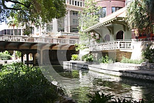 Beautiful river walk in san antonio