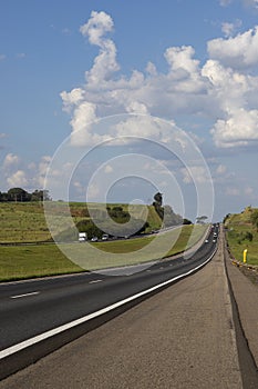 Beautiful road in a beautiful sunny day