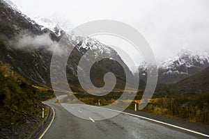 Beautiful Road to Milford Sound