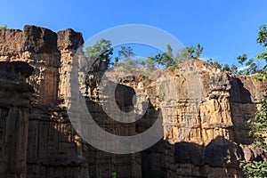 Beautiful rock cliffs