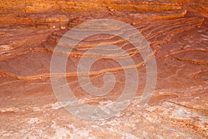 Beautiful rock layers in Grand Canyon National Park.