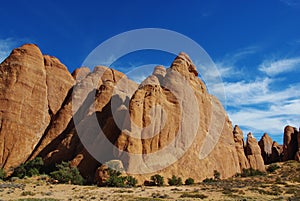 Beautiful rock walls, Utah