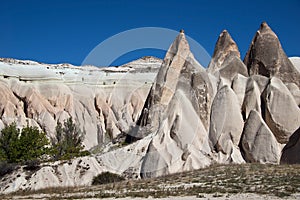 Beautiful rocks of Cappadocia