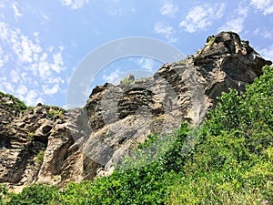 Beautiful rocks in the mountains