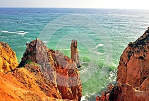 BEautiful rocks near Lagos beach, Algarve