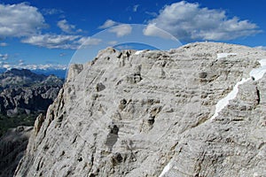 Beautiful rocky Dolomite Alps