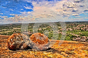 Beautiful rocky formations of Matopos National Park, Zimbabwe