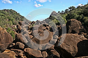 Beautiful rocky formations of Matopos National Park, Zimbabwe