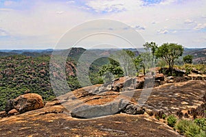 Beautiful rocky formations of Matopos National Park, Zimbabwe