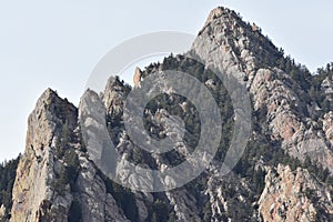 Beautiful Rocky Landscape View, Hiking on Fowler Trail Near Boulder, Colorado