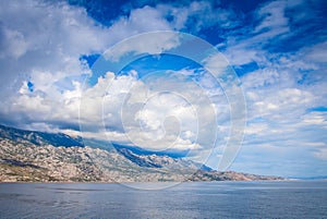 Beautiful rocky Mediterranean coast in Croatia