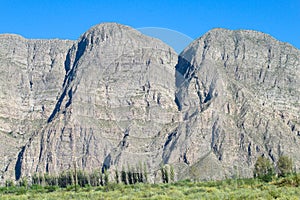 Beautiful rocky mountain in Tilcara, Argentina