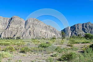 Beautiful rocky mountain in Tilcara, Argentina