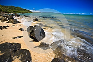 Beautiful rocky seashore