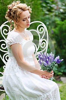 Beautiful romanitic woman