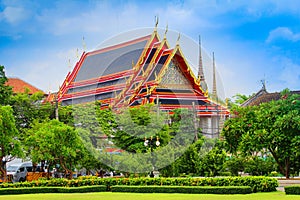 Beautiful Roof of Thai Temple