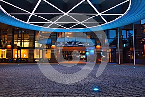 Beautiful roundshaped huge lightsculpture