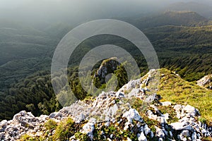 The beautiful rugged Buila Vanturarita National Park in Romania