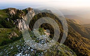 The beautiful rugged Buila Vanturarita National Park in Romania