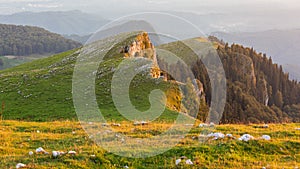 The beautiful rugged Buila Vanturarita National Park in Romania