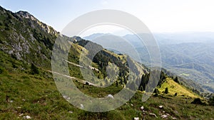 The beautiful rugged Buila Vanturarita National Park in Romania