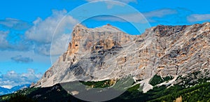 Dolomite mountains photo