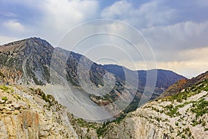 Beautiful rural landscape over Tioga Road