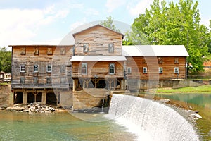 Beautiful Rustic Farm House with Water Fall