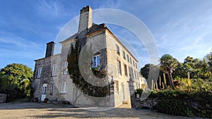 Beautiful rustic town house in France. It is a private house of quite old stone architecture