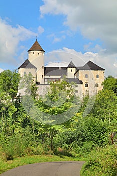 Beautiful Rychmburk castle in Czech republic in Europe