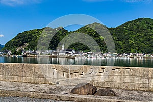 Beautiful Sakitsu town in Amakusa, Kyushu, Japan.