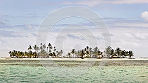 Beautiful San Blas island at politically autonomous Guna territory in Panama photo