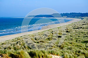 Beautiful sand beach in Co. Wexford,