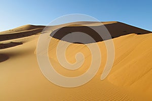 Beautiful sand desert landscape