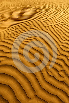 Beautiful Sand Dune Formations in Death Valley