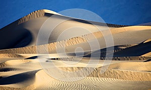 Beautiful Sand Dune Formations in Death Valley