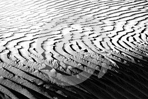 Beautiful Sand Dune Formations in Death Valley California