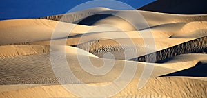 Beautiful Sand Dune Formations in Death Valley California