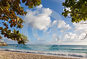 Beautiful Sandy Beach and Blue Water