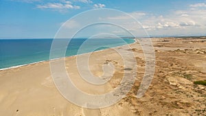 Beautiful sandy beach. Philippines.