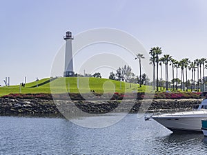 Beautiful scene around Rainbow Harbor