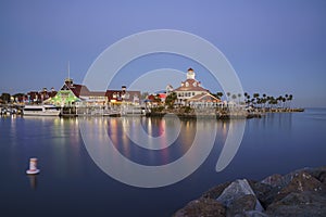 Beautiful scene around Rainbow Harbor