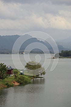 beautiful sceneary at timah tasoh lake